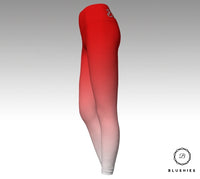 Attractive Red Ombre Legging