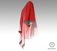 Elegant Red Ombre Kimono Jacket