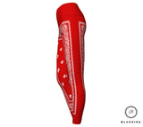 Bandana Bordered Style Red And White Legging