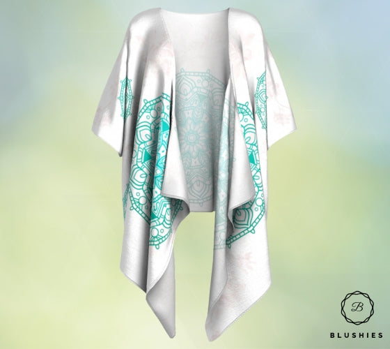 Tapestry Mint Green Floral Kimono