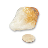 Citrine Quartz Crystal (4.2 Oz) - Chakra Healing Stones