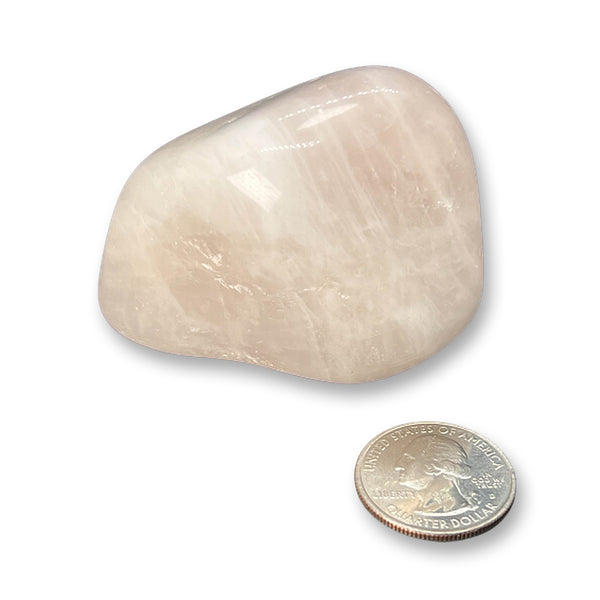 Rose Quartz Smooth Crystal (6 Oz) - Healing Stone Chakras