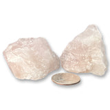 Rose Quartz Rough Crystal 6 Pieces - Healing Stone Chakras