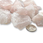 Rose Quartz Rough Crystal 7 Pieces - Healing Stone Chakras