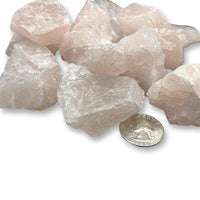Rose Quartz Rough Crystal 10 Pieces - Healing Stone Chakras