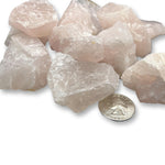 Rose Quartz Rough Crystal 11 Pieces - Healing Stone Chakras