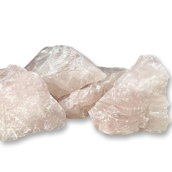 Rose Quartz Rough Crystal 4 Pieces - Healing Stone Chakras